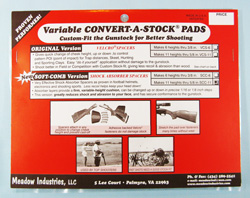 Variable Soft-Comb Convert-A-Stock® Pad System